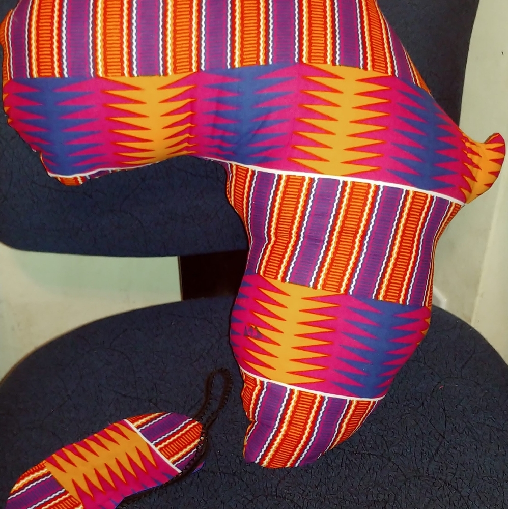 Handmade Pillow w/ Matching Sleep Mask - Picture 2 of 2